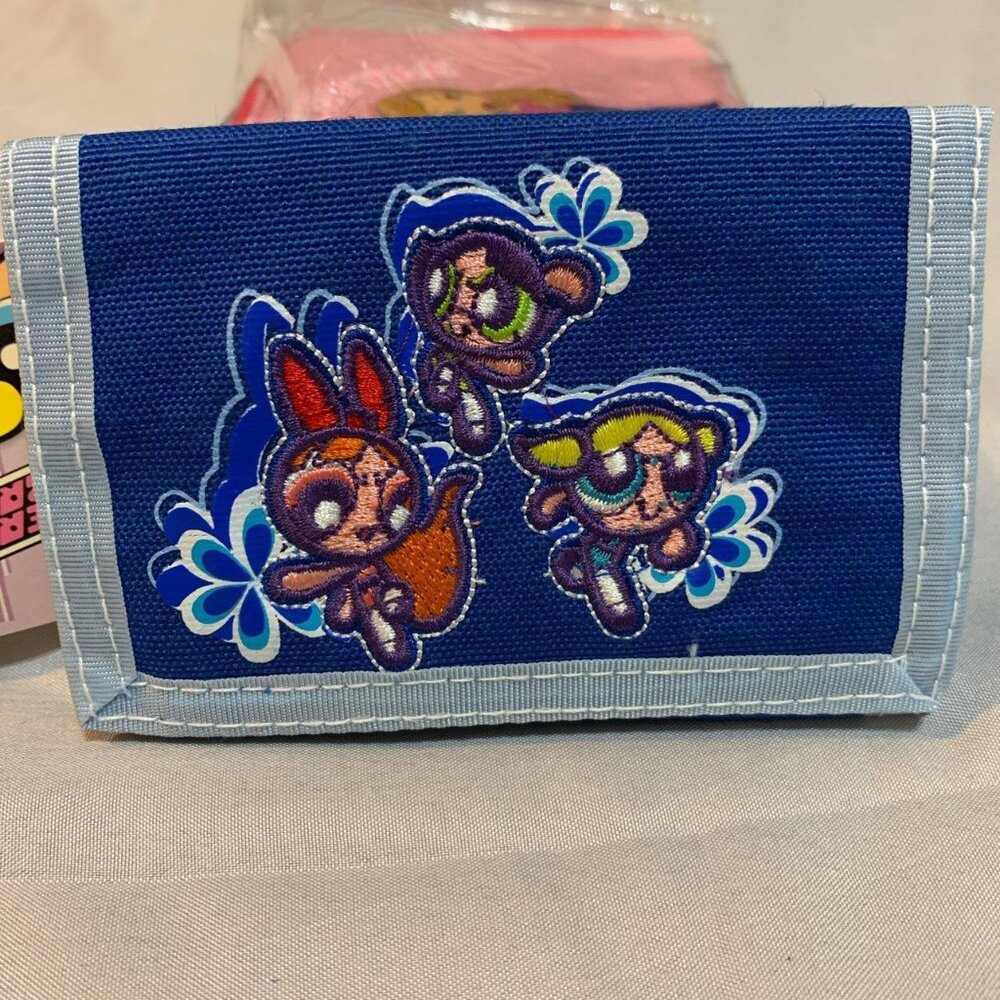 2003 Power Puff Girls Tri Fold Wallet